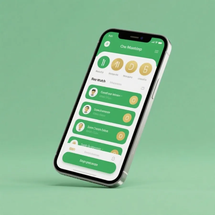 手机端体育投注界面示意图